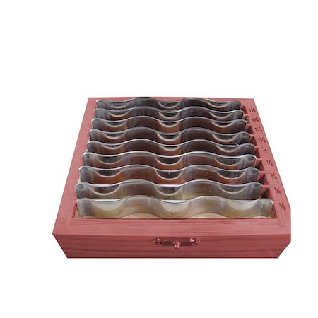 Asimeto 9 Pair Ultra Precision Wavy Parallel Set 7607660